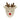 7-1/2"L x 6-1/2"W Ceramic Reindeer Plate, White, Brown and Red