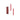 Pink and red package-shaped taper candles with bow detail, set of two