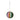 Handmade Wool Felt Ball Ornament with Metallic Thread Embroidery